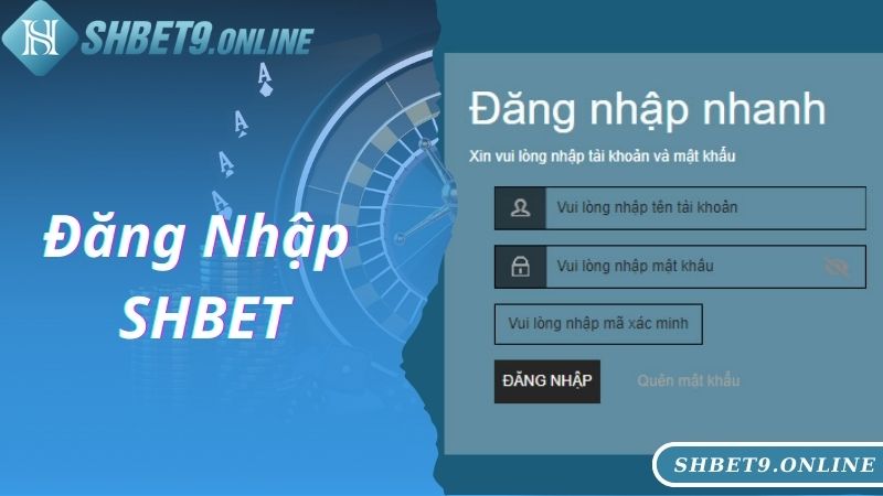 Thao tác đăng nhập SHBET với 3 bước cực chi tiết